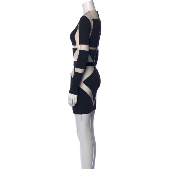 Balmain Colorblock Pattern Mini Dress - Picture 2 of 3